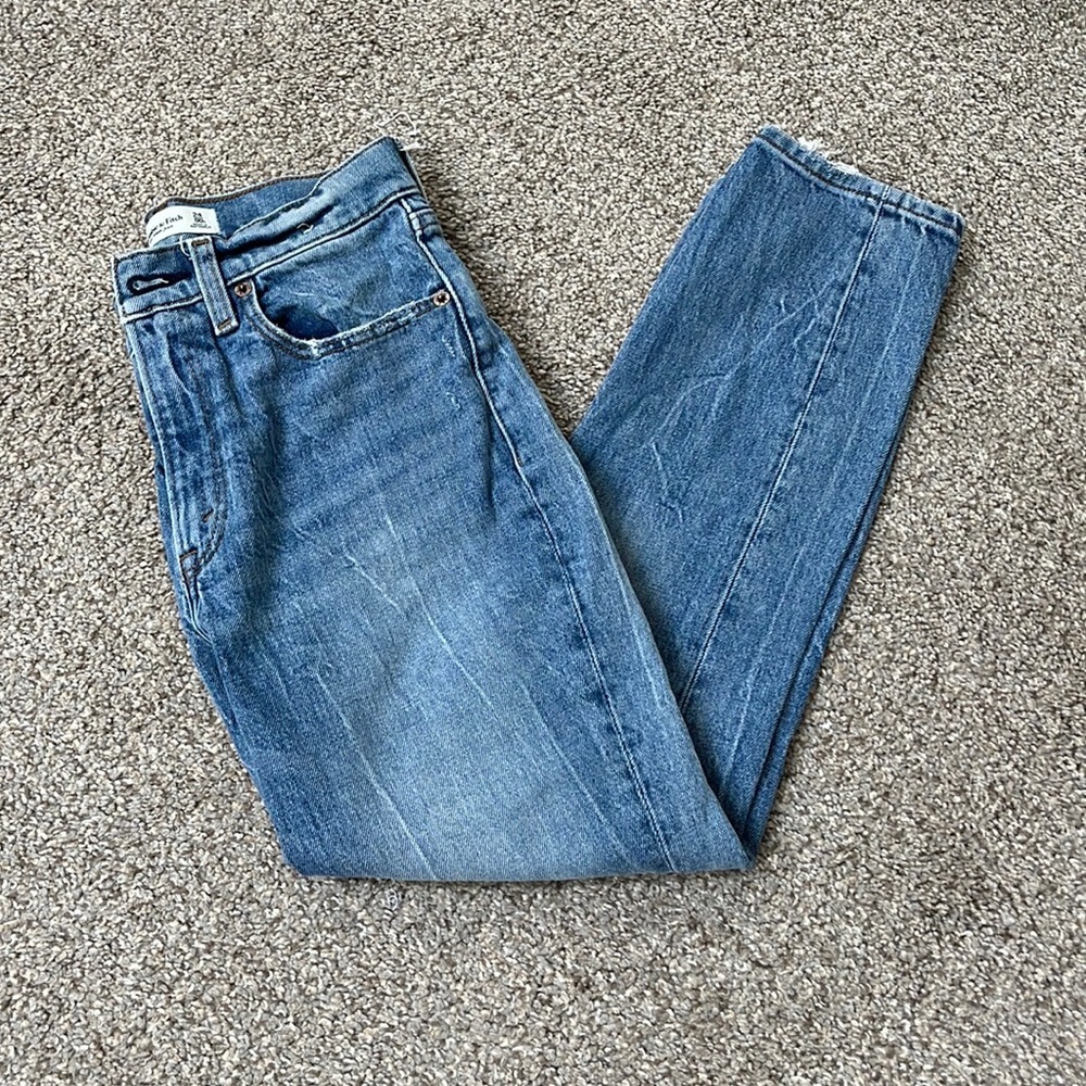 High rise mom jeans